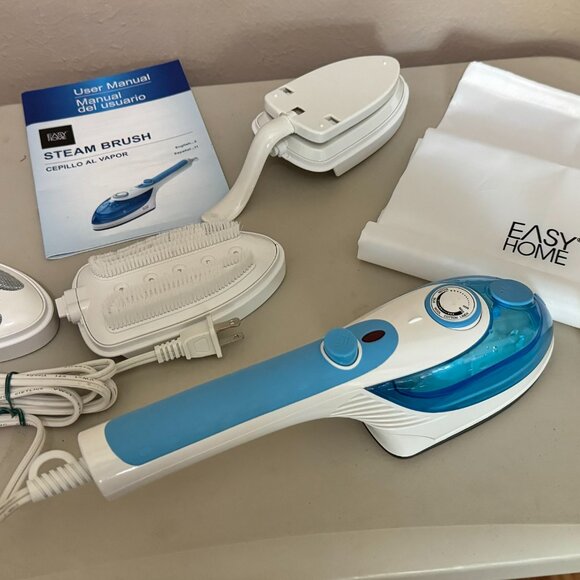 Easy Home Steam Brush Lint Bristle Pleating Portable Travel Hand Held Carry Bag - Picture 3 of 8